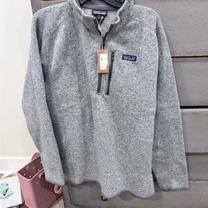 Patagonia Gray Quarter-Zip Jacket
